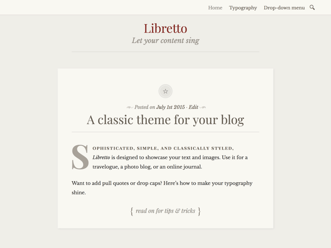 libretto